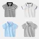 Children's polo shirt with short sleeves and a stylish design, ideal for daily wear and various occasions