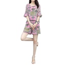 Elegant women's outfit made of lightweight fabric with a stylish Western design, offering a comfortable and chic look