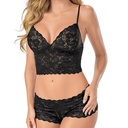 Elegant and attractive women's lace lingerie set