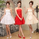 Elegant women's strapless dress with a straight neckline – perfect for evening events and special occasions