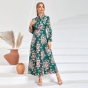Women's Elegant High-Waist Dress with a Fashionable and Casual Style