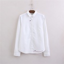 Elegant Women's Shirt Adorned with Heart Embroidery – Crafted from Premium Fabric, Perfect for Daily Wear