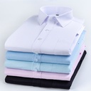 Elegant men's long-sleeve cotton shirt – a perfect choice for both formal and business looks