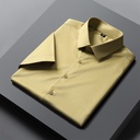 Elegant men's short-sleeve shirt — comfortable, sweat-absorbing, and breathable with a modern design, perfect for summer