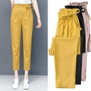 Women's casual slim-fit cropped pants