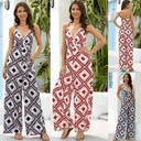 Elegant women's jumpsuit with a halter design and wide legs, perfect for everyday looks