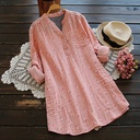 Elegant and practical cotton shirt with long sleeves, perfect for everyday wear