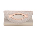 Sequined women's clutch bag