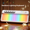 Rainbow Light Touch Screen Children's Electronic Keyboard Toy
