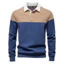 Men’s Casual Top – Long Sleeves with Polo Collar