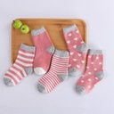 Elegant design cotton socks for boys and girls