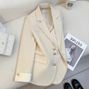 Elegant Korean Style Women's Coat for Daily and Work Outfits