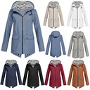 Women’s Lightweight Windproof Jacket with Hood and Zipper