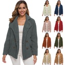 Wool Coat with Double-Breasted Design