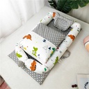 Removable High-Edge Septal Crib Bed with Anti-Pressure Design