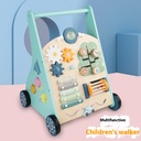 Wooden Multifunctional Early Learning Walker for Children