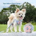 Vest-Style Dog Harness with Rope Leash