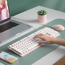 Minimalist fashion wired external keyboard for laptops