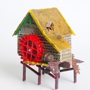 Fish Tank Landscaping Decoration Pneumatic Oxygenated Small Hut