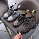 بوت مارتن بناتي عالي الساق وسحّاب جانبي