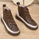 Women's Martin boots, British style, available in fur-lined and non-fur options