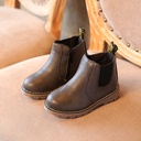 Women's retro Martin boots for kids, cotton-lined for autumn and winter