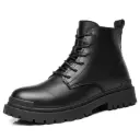 Men’s Modern Casual Leather Boots with British Retro Design