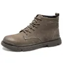 A men's fur-lined boot featuring a stylish classic design that suits various outfits