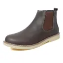 Men’s high-top leather boots with a classic British style design