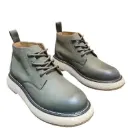 High-top casual shoes made of genuine leather
