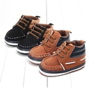 Solid-Color Casual Walking Shoes with Laces