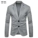 Men’s jacket with a lapel collar and two buttons