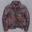Thick Genuine Leather Casual Jacket with a Classic Design