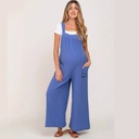 2023 New Beige Wide Leg Lace-up Maternity Overalls