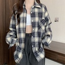 جاكيت نسائي فضفاض مع بطانة مفتوحة بتصميم مريح