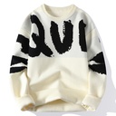 Sweater Men's Thick Sweater Trendy