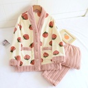 Home Wear Flannel Plus Size Women Winter Thickened Thermal Coral Fleece Suit