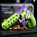 Mechanical Continuous Hair Left Wheel Children Toy Gun