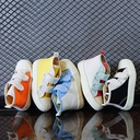 Spring And Autumn Korean Style High-top Velcro Casual Multicolor Children's Canvas Shoes