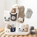 Newborn Baby Socks With Three-dimensional Cartoon Doll