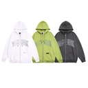 Letter Spray Painting Printed Hoodie Loose Casual Men