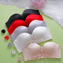 Strapless Bra Invisible Underwear Women's Set