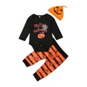 Pumpkin face three-piece set