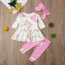 Three-piece set of polka dots