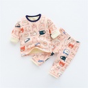 Thermal pajamas for children and infants, perfect for autumn and winter 