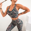 Two-Piece High Waist Peach Pants Yoga Suit