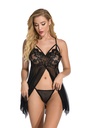 Women's Perspective Thin Lace Uniform Temptation Pure Suit