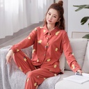 Yixuan Autumn And Winter Pajamas Women'S Cotton Cardigan Loose Maternity Suit