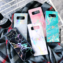 Applicable To  S9 Laser Marble IMD Soft Shell All-inclusive S8Plus Creative Fashion Mobile Phone Shell Note9