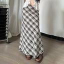 Women's Retro Fashion Rhombus Hip Skirt